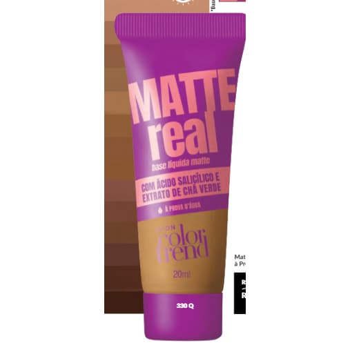 Base Líquida Color Trend Matte Real 20ml a prova d'agua  Original Avon