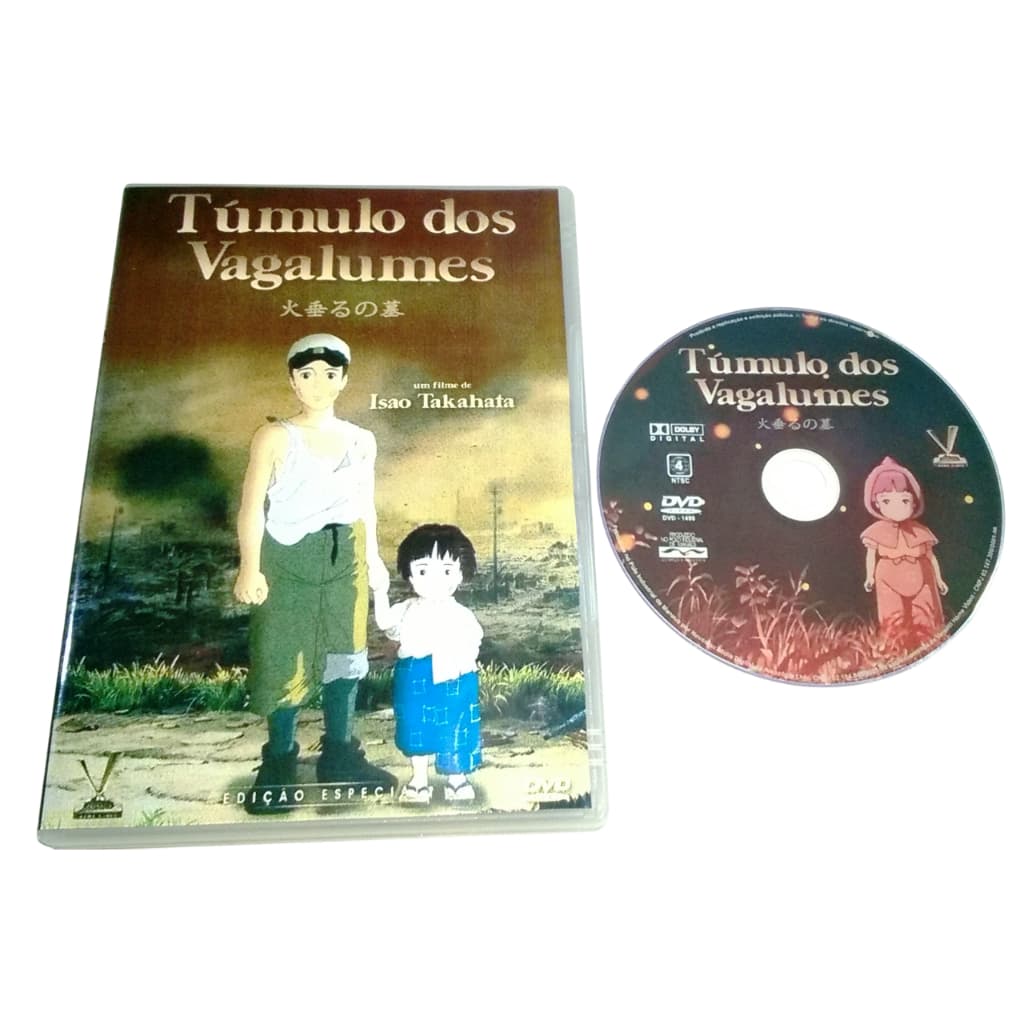 DVD O Túmulo dos Vagalumes - 1988 (Dublado e Legendado) Direção Isao Takahata