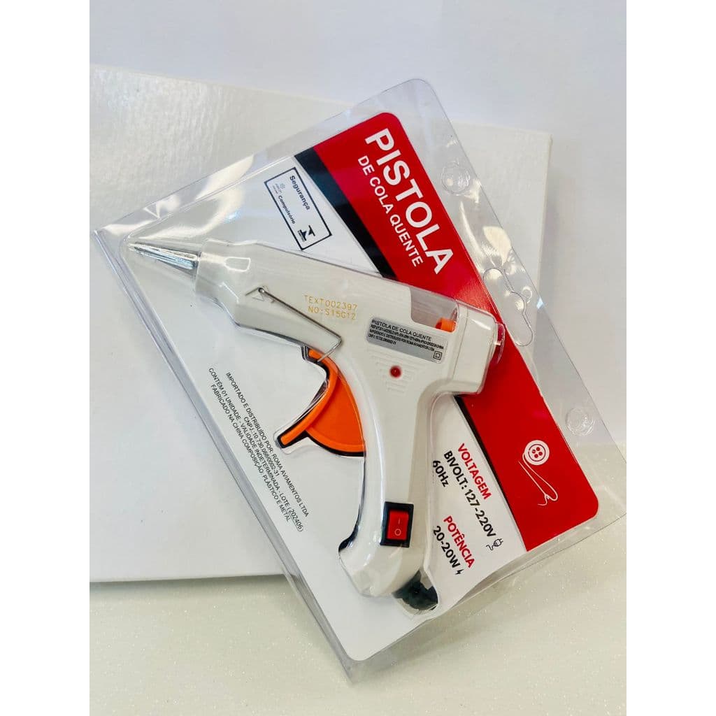 Pistola Aplicador Profissional Cola Quente Fina + brinde