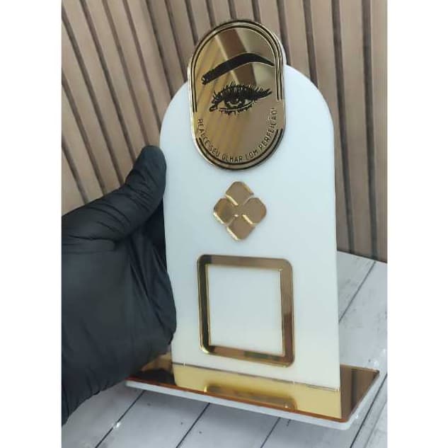 Placa Qrcode personalizada com o seu logo em acrilico