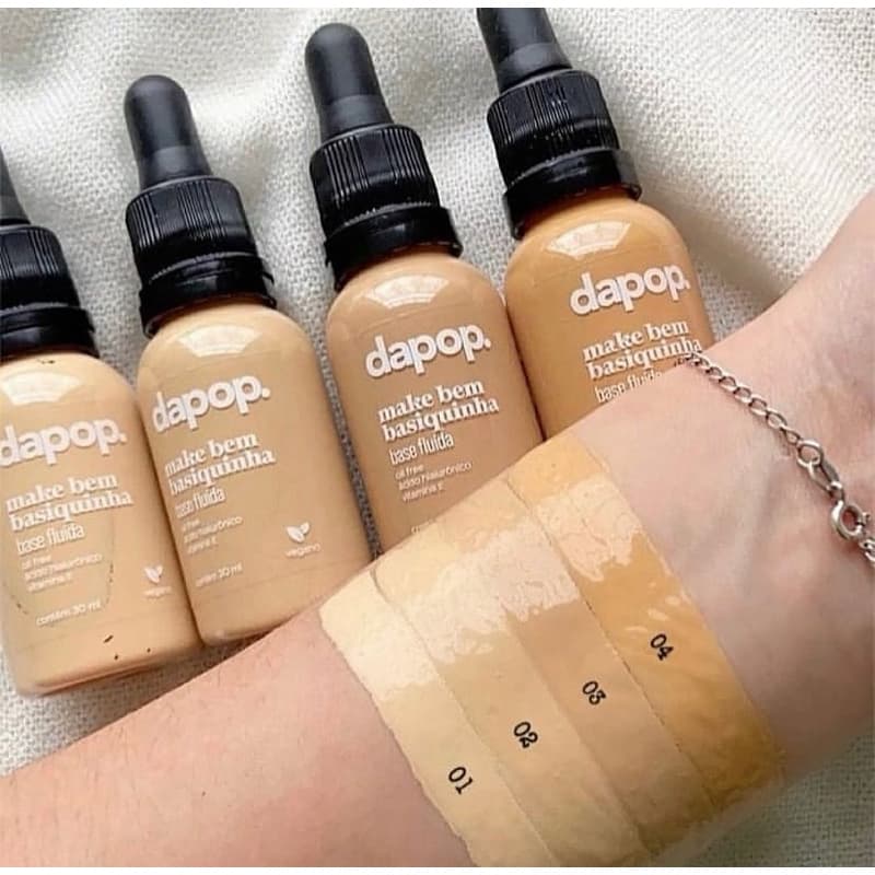 Base DaPop fluida vegana média cobertura