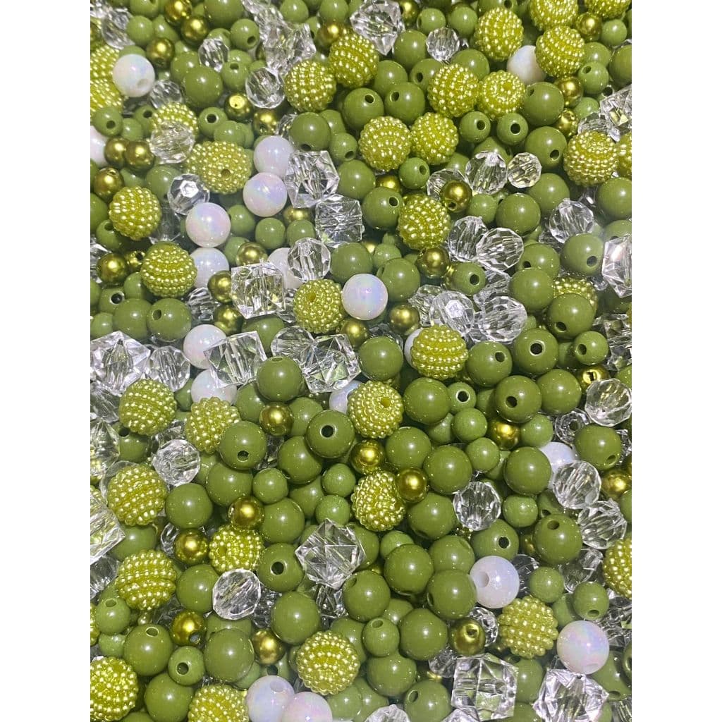 Blend Pérola, Contas, Craqueladas e Cristais - 100 Gramas