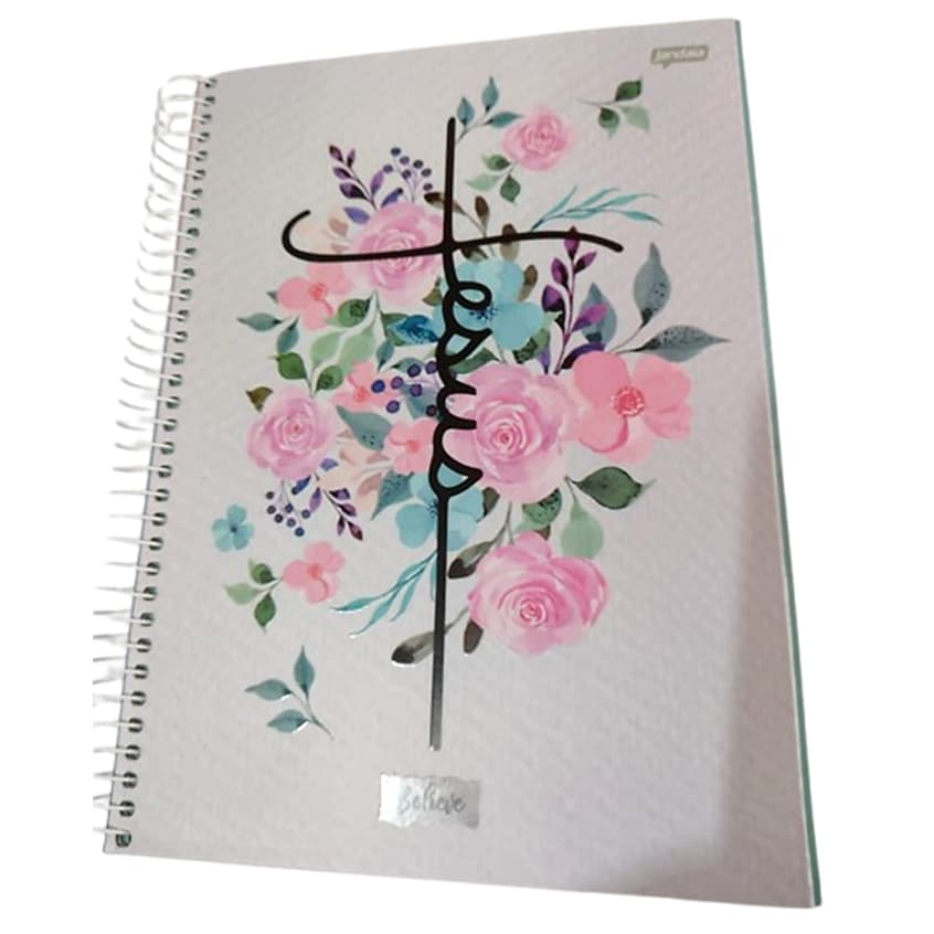 Caderno Feminino 15 Matérias Jandaia - Melhor Preço