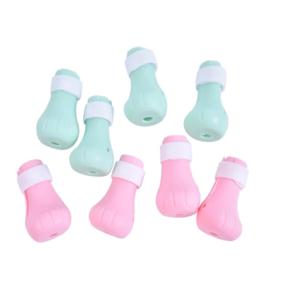 Botinhas Sapatos Confortavel Anti Arranhão De Silicone Para Banho Gatos Pet Diversas