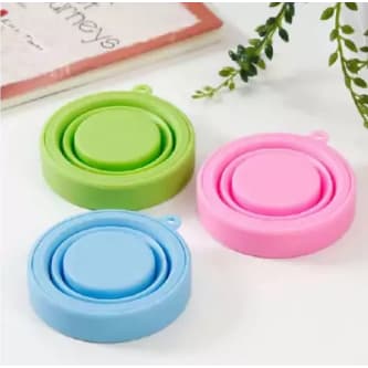 kit c/4 copos de silicone retrátil com tampa 150ml [ para lembrancinhas de festas, etc; ] - SMILE LIFE 58 -