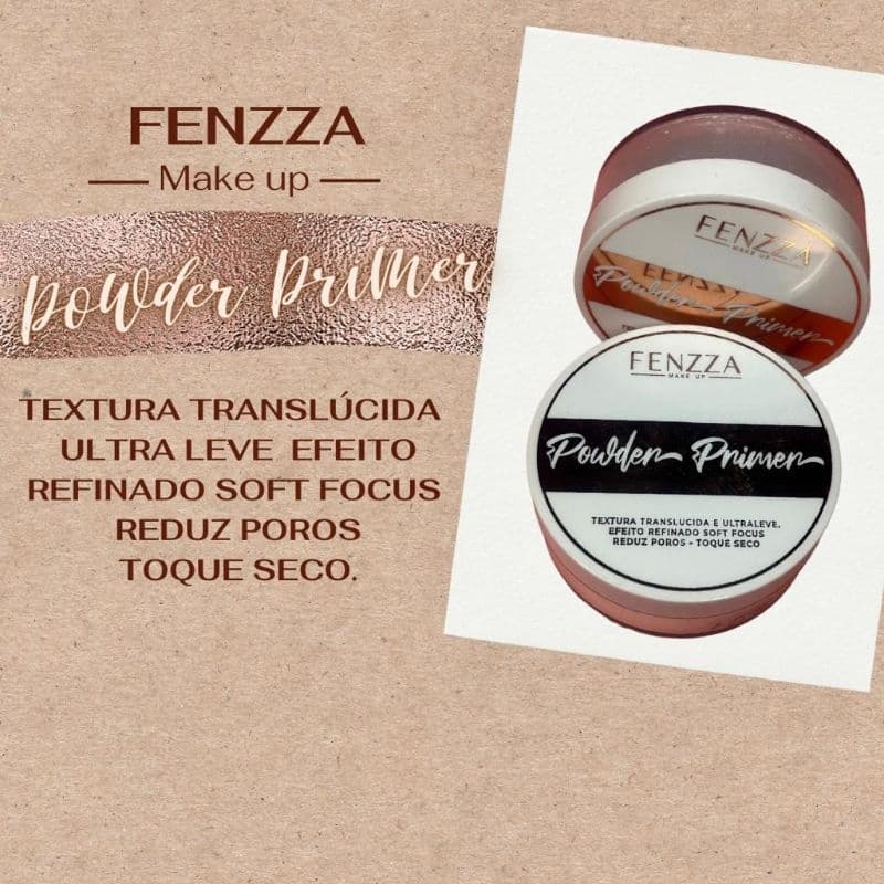 POWDER PRIMER EFEITO BLUR PÓ FINALIZADOR TRANSLUCIDO FENZZA
