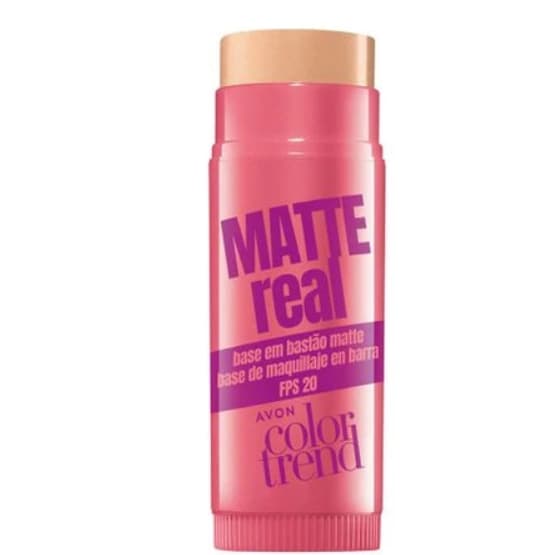 Base Em Bastão Matte Real FPS 20 Original Avon