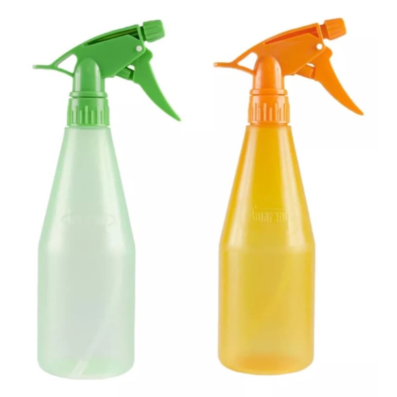 Pulverizador Manual Ultrajet 500ml Guarany - Kit 2 Peças Laranja e Verde