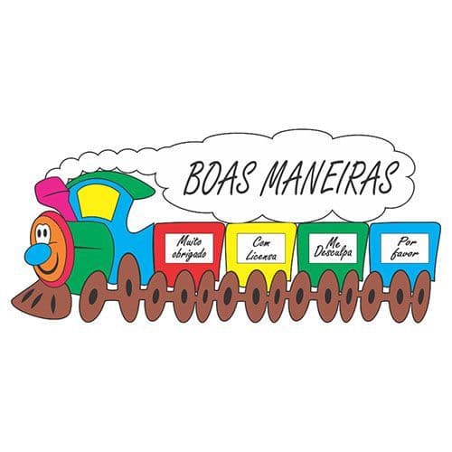 Painel Boas Maneiras em E.V.A. / EVA / Uso em sala de aula