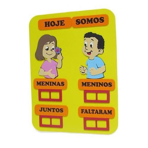 Painel em E.V.A. Hoje Somos (38x50cm)