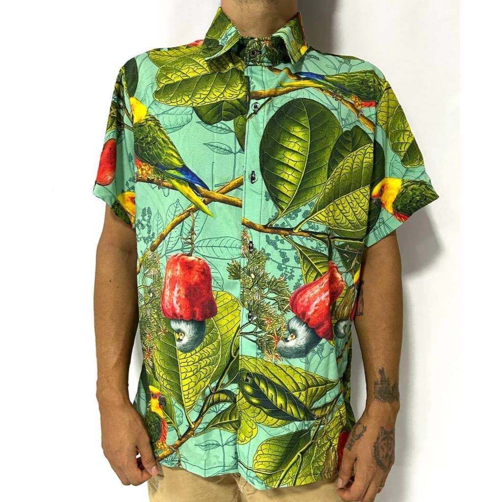 Camisa de botão jandaia no caju