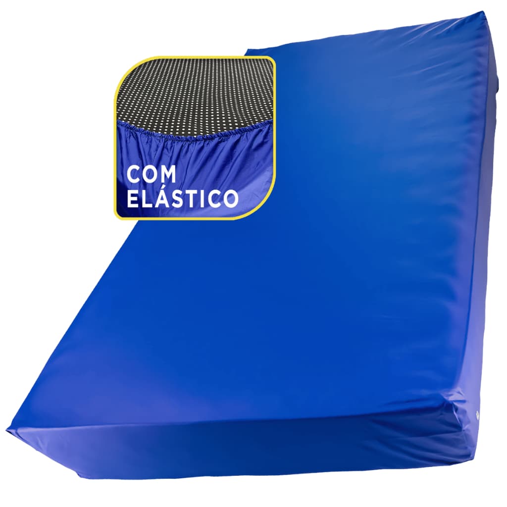 Capa Protetora De Colchão Com Elástico  Casal Impermeável Hospitalar Protetor Colchão Capa Elástico