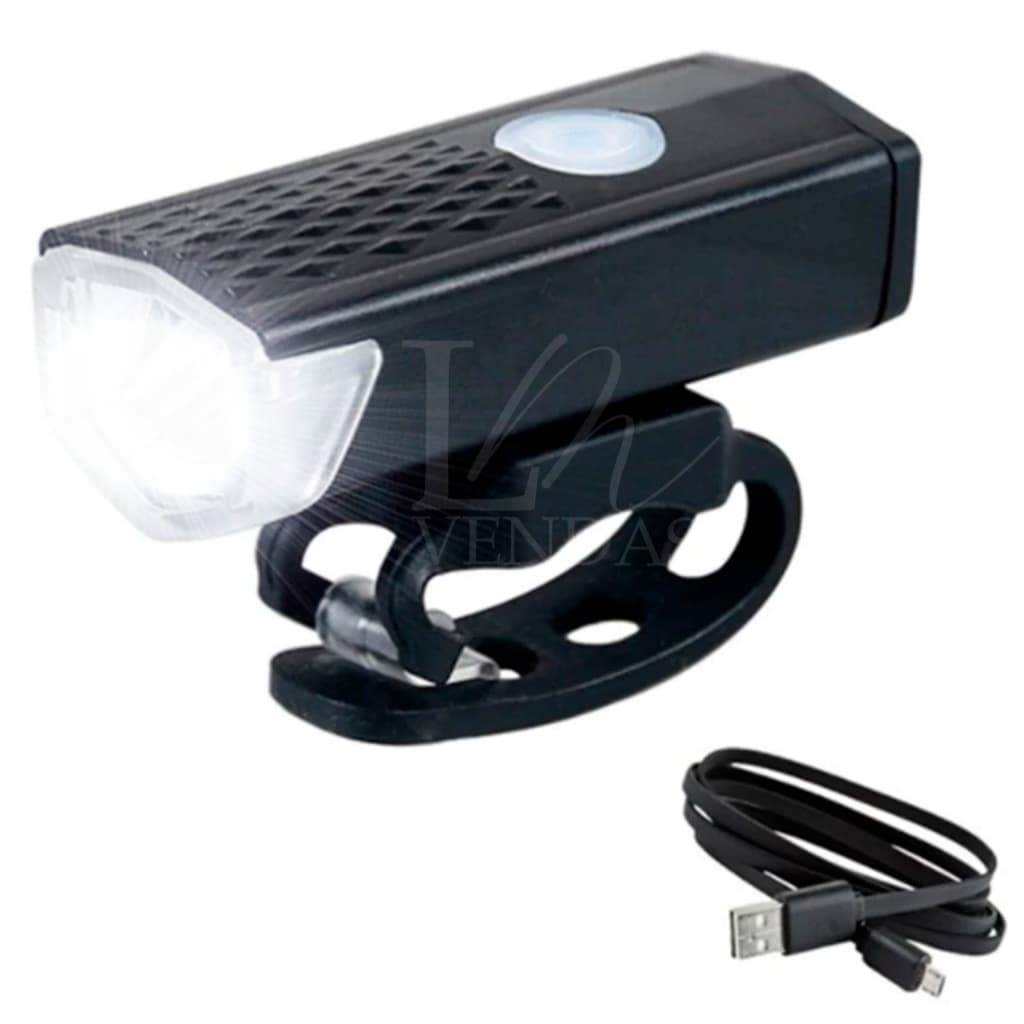 Farol Bike Luz Led Usb Recarregável Ciclismo 300 Lumens Lanterna Bicicleta Bike A Prova D'agua