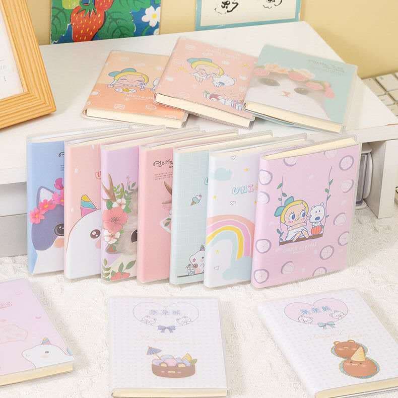 Mini Caderno A6 Fofo Pequeno e fácil de transportar