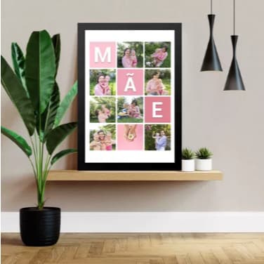 Quadro Personalizado Com Foto Presente Dia Das Mães