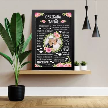 Quadro Personalizado De Fotos Presente Dia Das Mães