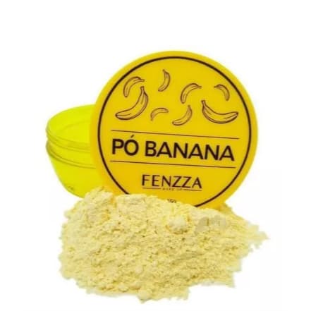 Pó Banana Fixador Pó Translucido Finalizador Fenzza Cosméticos