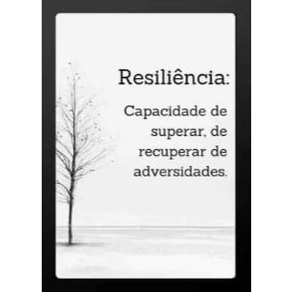 Quadro Decorativo Personalizado Motivacional Resiliência