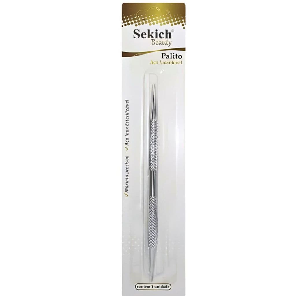 Palito Sekich Beauty De Aço Inoxidável Para Cutícula Unha