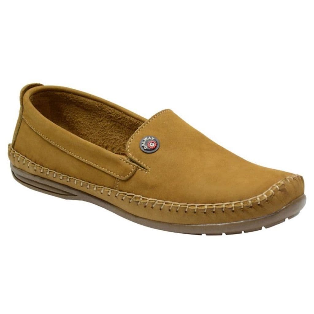 Mocassim Masculino De Couro Elegante Moderno Confortável Sola De Borracha