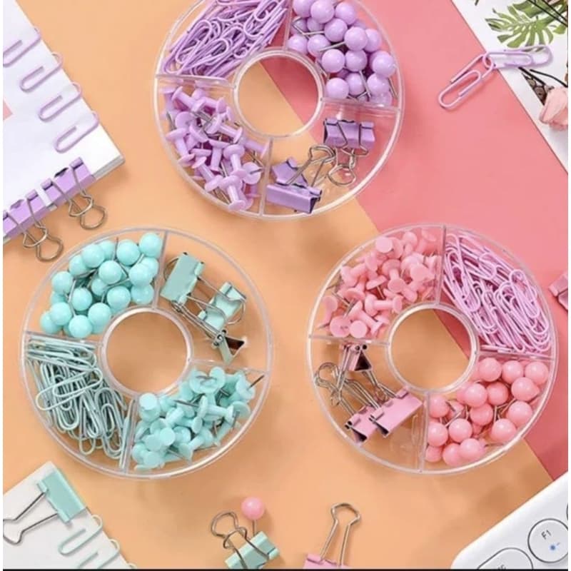 Kit Papelaria c/80 Itens