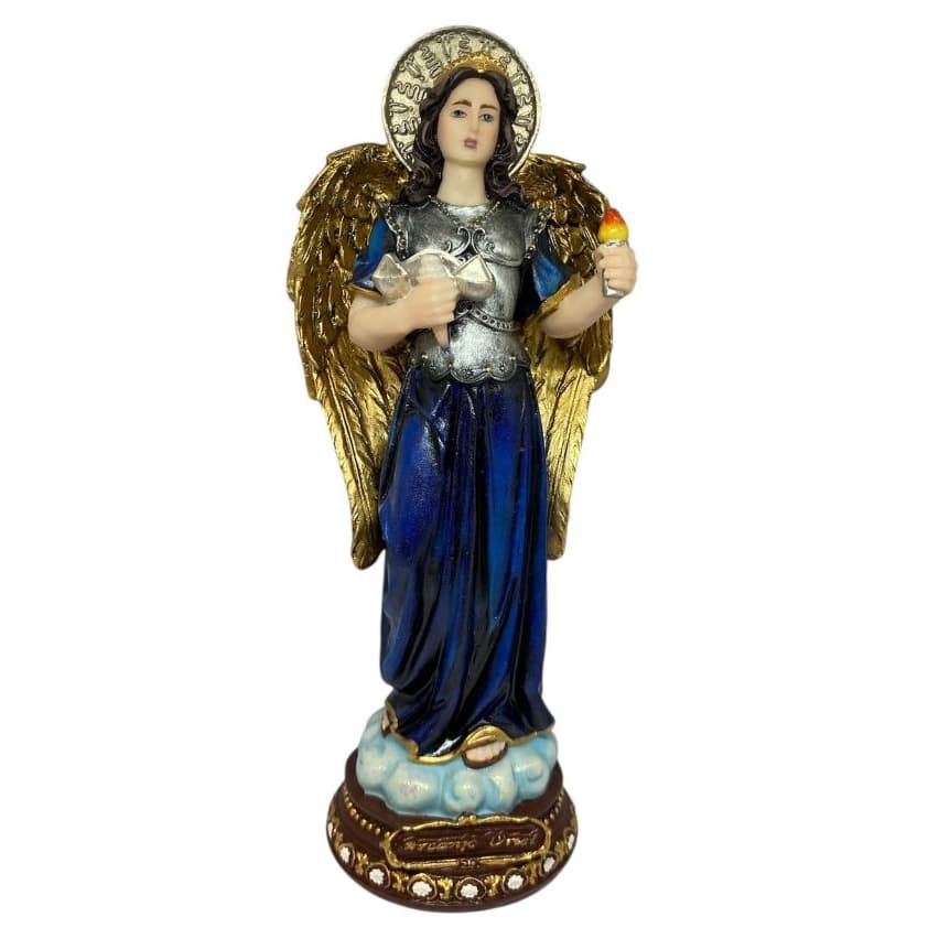 Imagem Decorativa Arcanjo Uriel Estatueta Religiosa Estatua Escultura