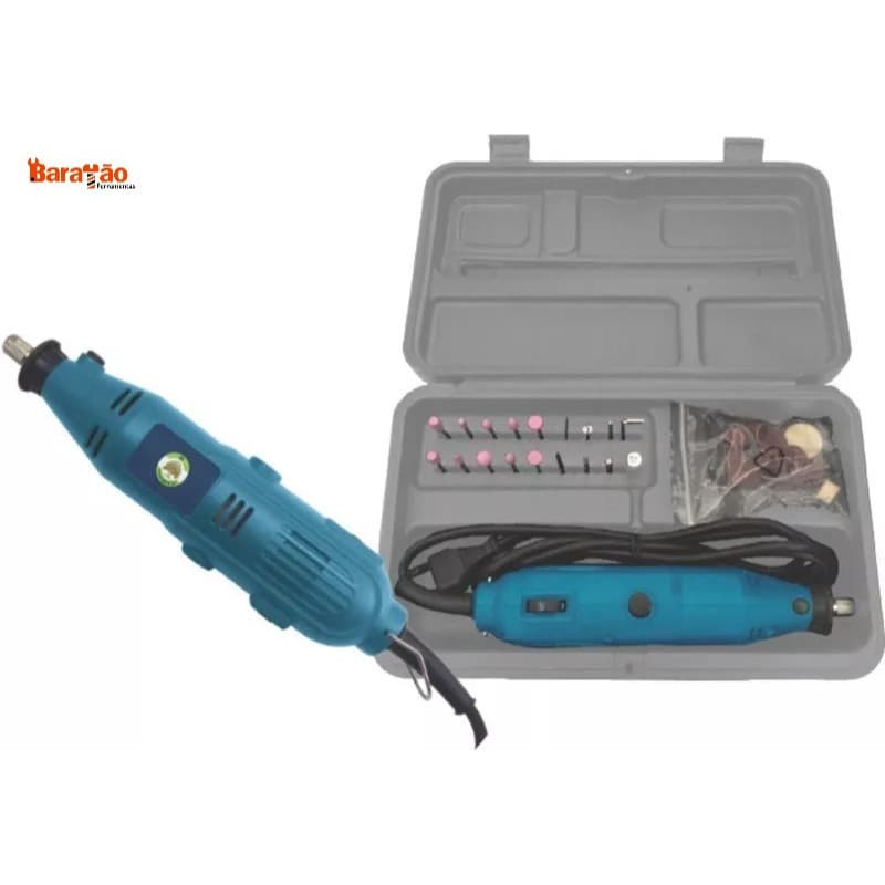 Mini/micro Retifica com 40 Peças + E Maleta 250w 220v Sh tools