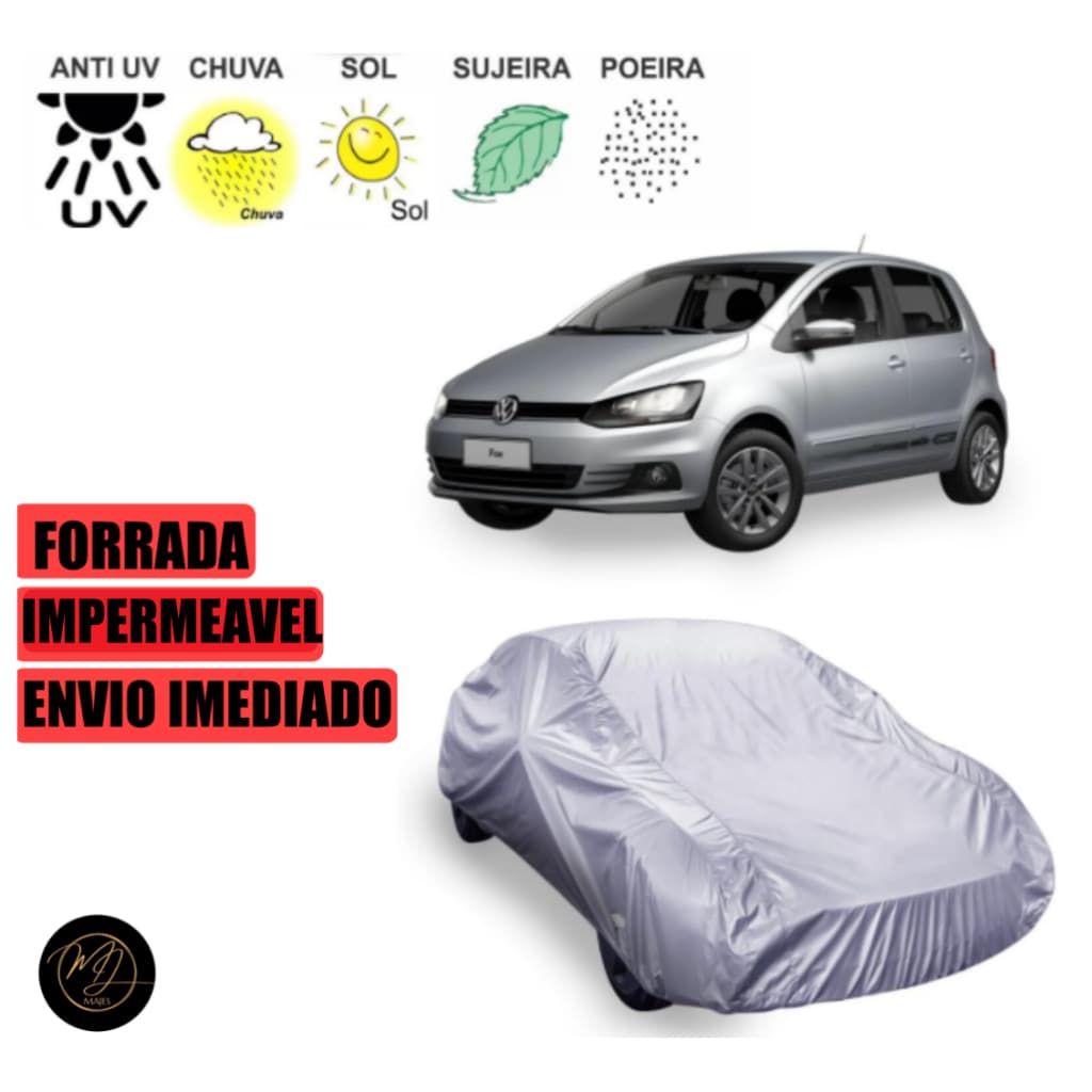 Capa de Cobrir Carro FOX Impermeável e Proteção Completa contra Sol, Chuva e Poeira 🌞🌧️🚗
