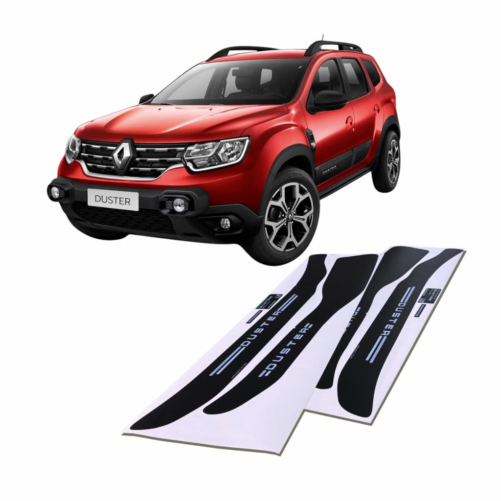 Kit Soleiras 2.0 Duster 2021 a 2025 + Soleira Da Mala Acessórios para Carro MRMAGOO