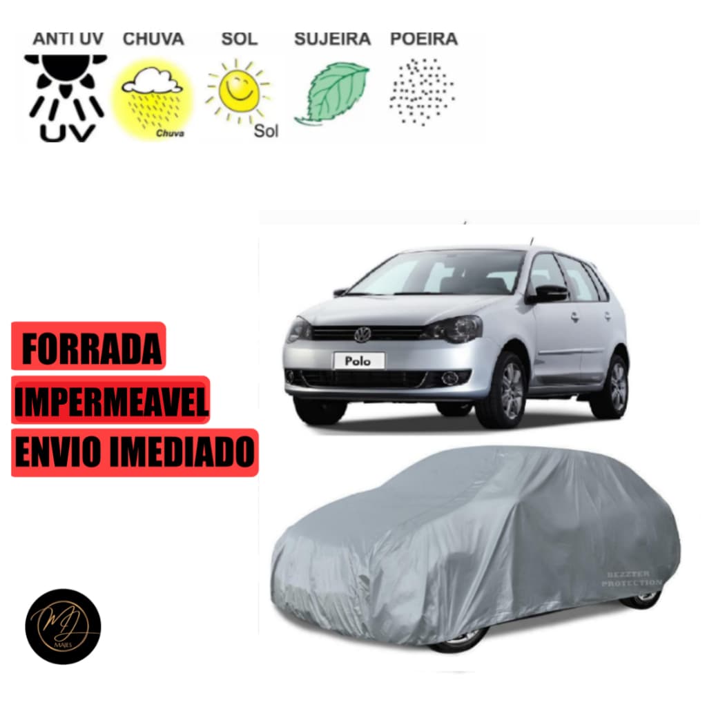 Capa para POLO SEDAN Impermeável 100% Protege Sol Chuva Poeira Sedan
