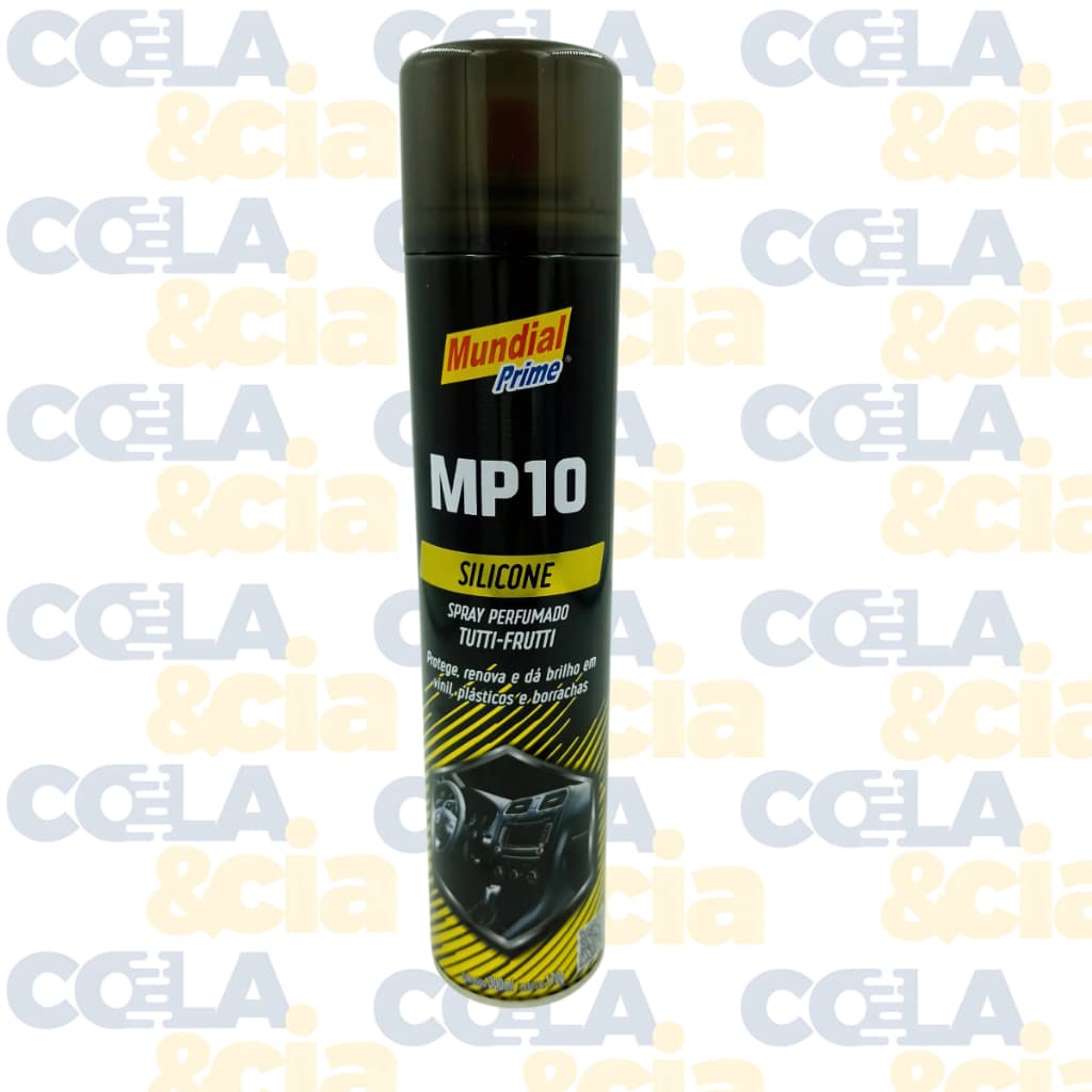 Silicone Spray Para Acabamentos Gerais, Da Brilho, 300ml, Mundial Prime.