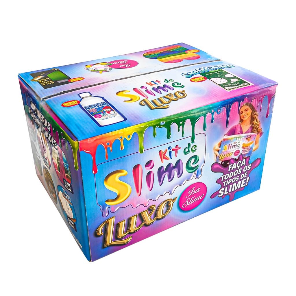 KIT PARA FAZER SLIME LUXO - ISA SLIME