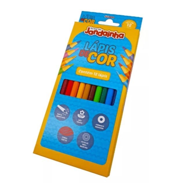 Lápis De Cor 12 Cores Jandainha