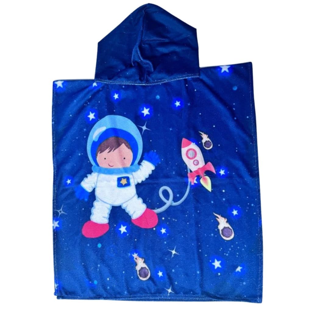 Poncho com Capuz para Menino Menina para Piscina Praia Atoalhado