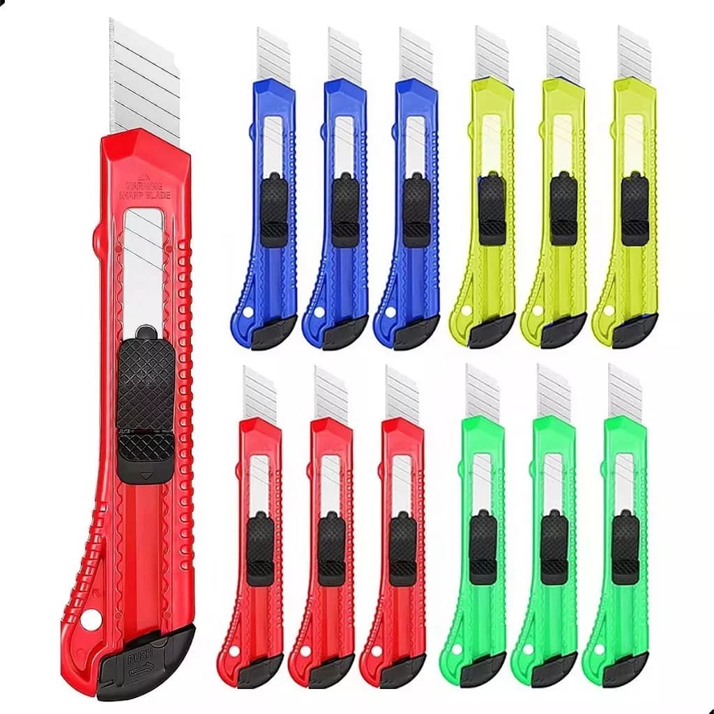 12 estilete grande cores variadas cartela com 12 - Kit 12 estiletes _ IMT