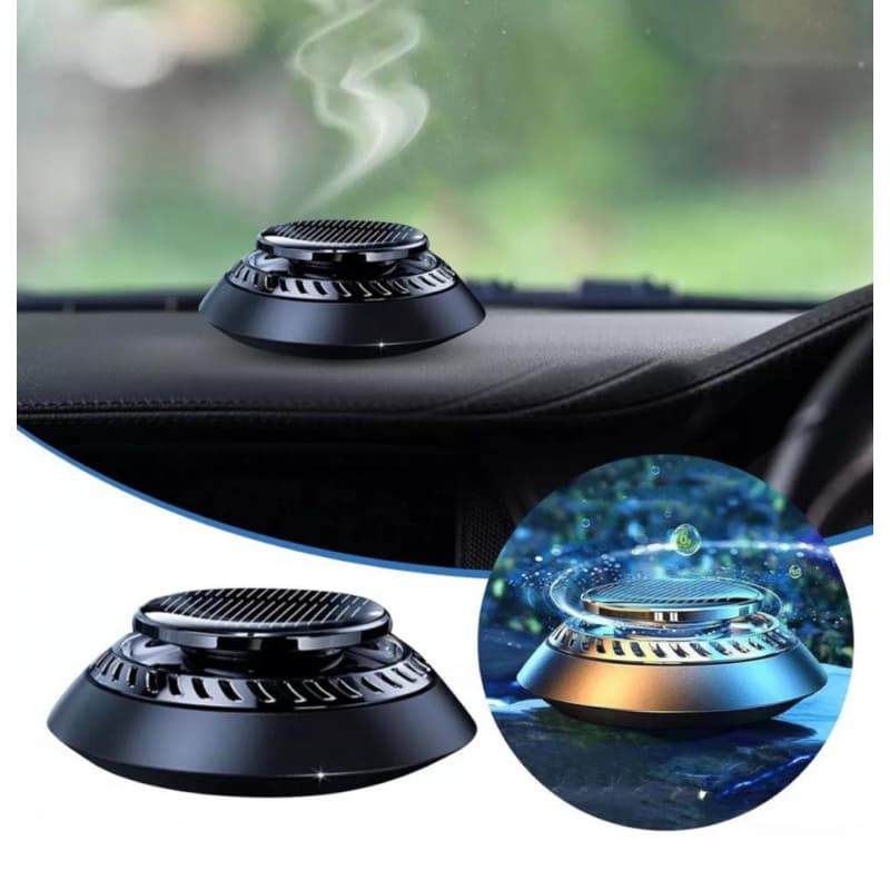 Aromatizante Circular Difusor de Cheiro Para Carro a Energia Solar
