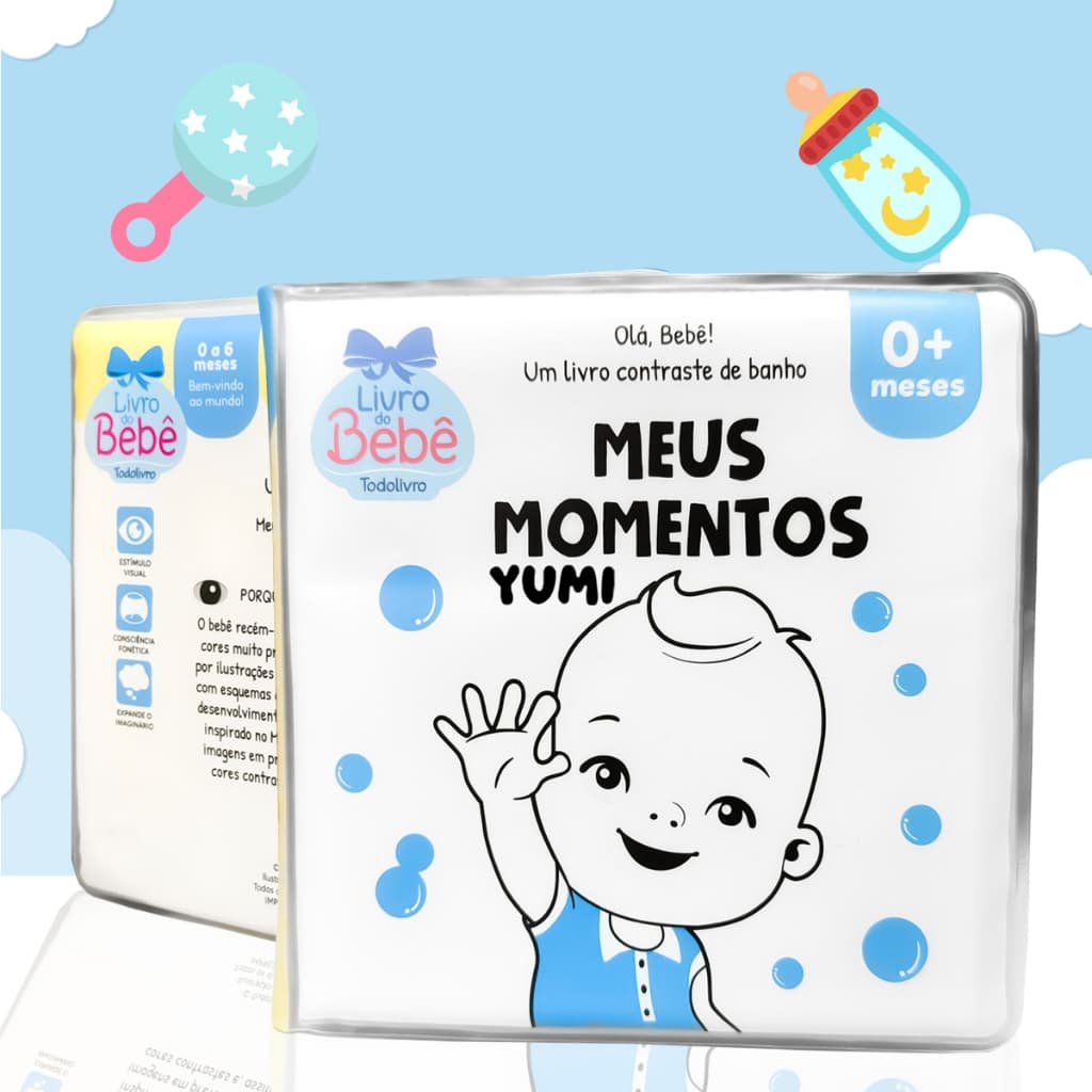 Livro De Contrastes : Meus Momento Livro Infantil Sensorial Silicone Impermeável Hora Do Banho Bebês