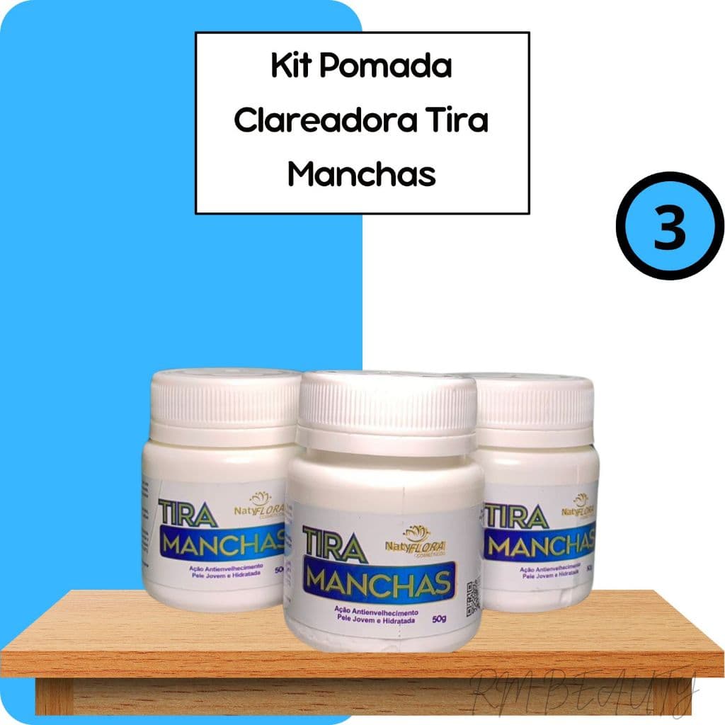 Kit 3 Creme Facial Clareador de Manchas Para Pele  A Pronta Entrega