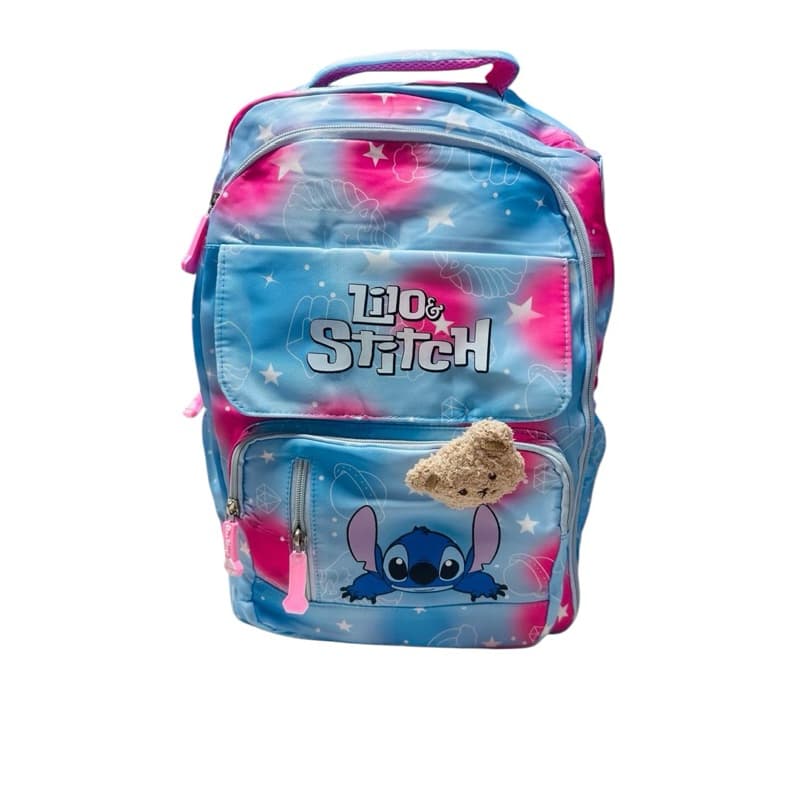 Mochila stitch infantil e Juvenil Escolar Feminina costa Impermeável Grande NYLON