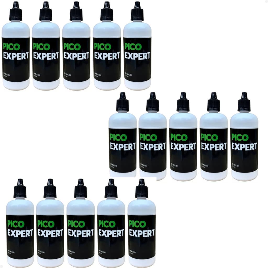 Kit 15 Cera Bike Pico Expert 120ml Óleo Lubrificante Corrente Bicicleta MTB Speed Road