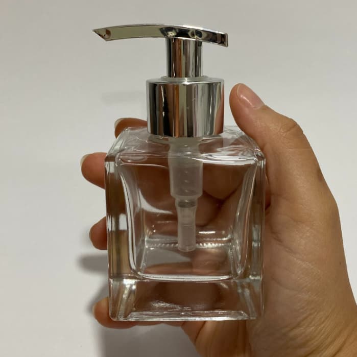 Vidro Cubo para Álcool em Gel e Sabonete Líquido 100ml
