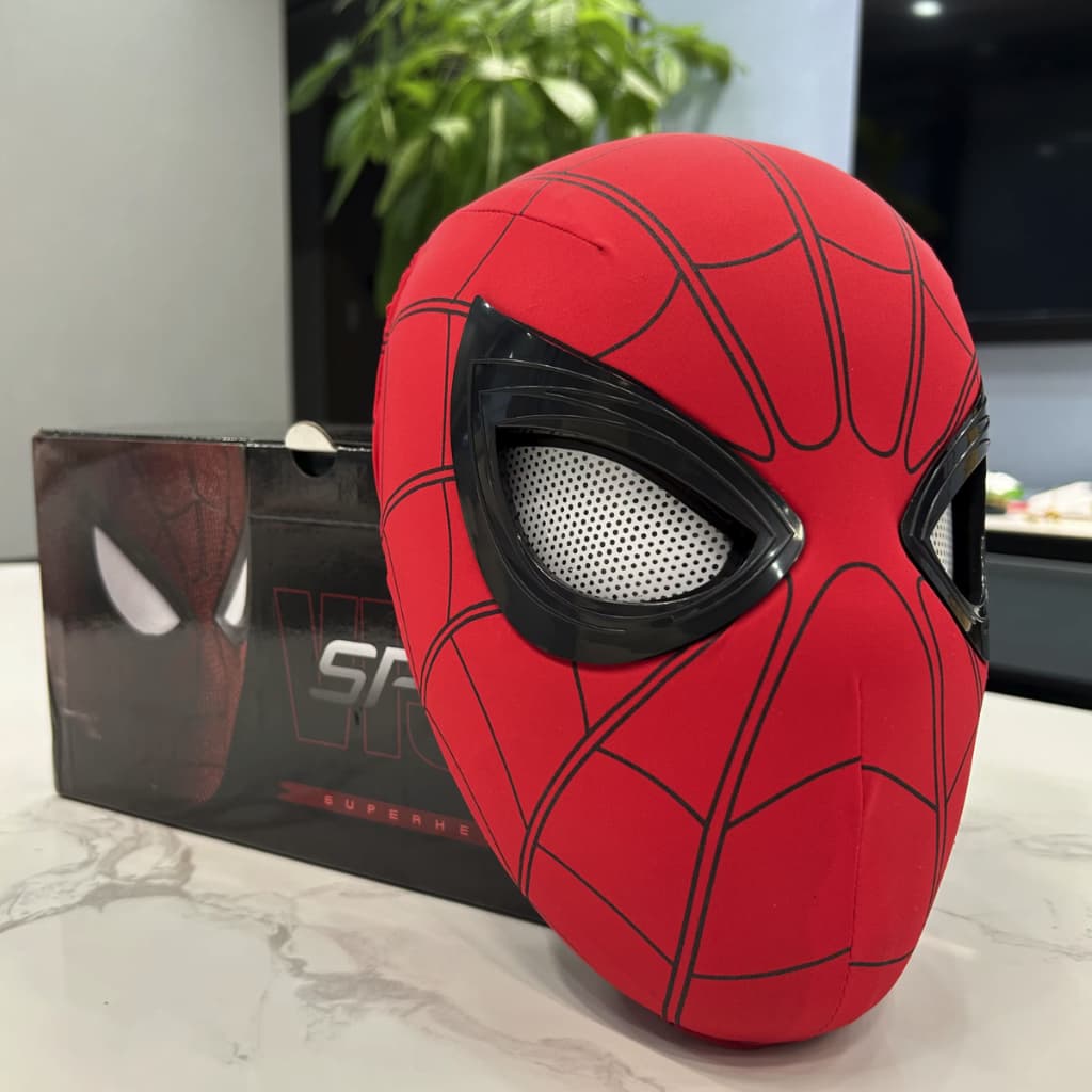 Spiderman Máscara Cosplay Com Olho Em Movimento Homem Aranha Homem de Ferro