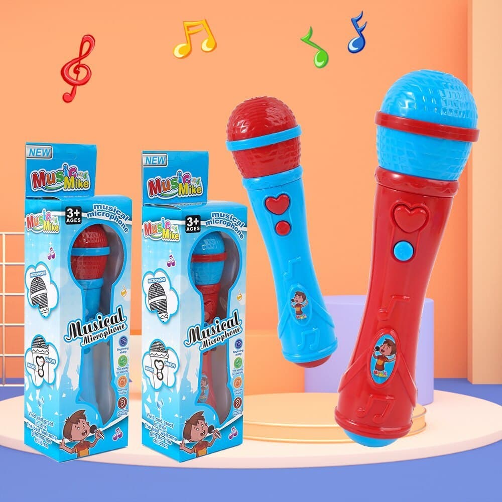 Microfone Infantil Brinquedo Sai a Cantor Rock MENINA Voz e Musical