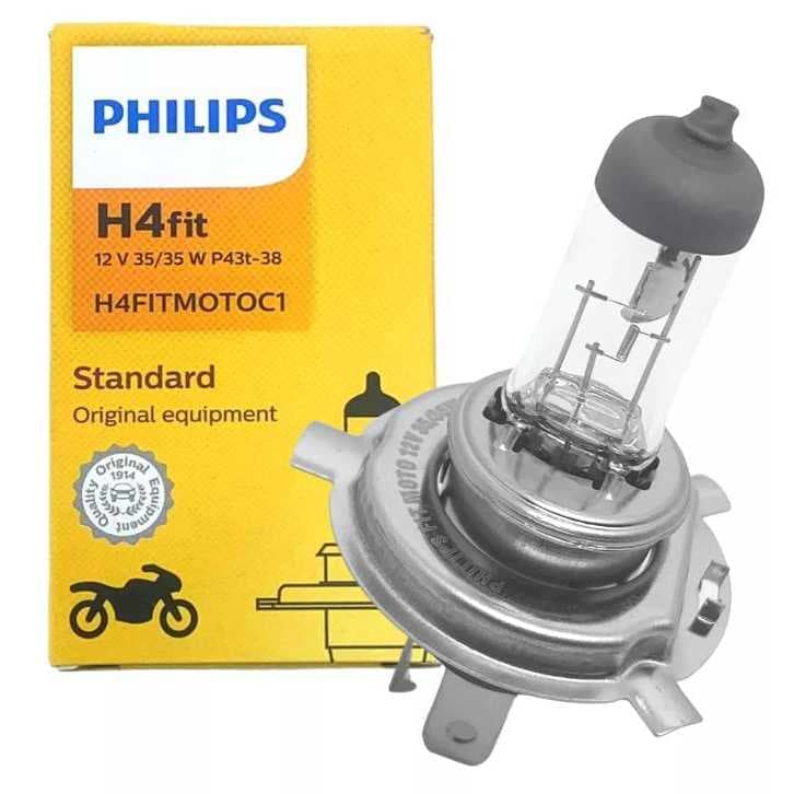 Lampada Farol H4 (MOTO) Philips Fit 35/35w Extraduty Original
