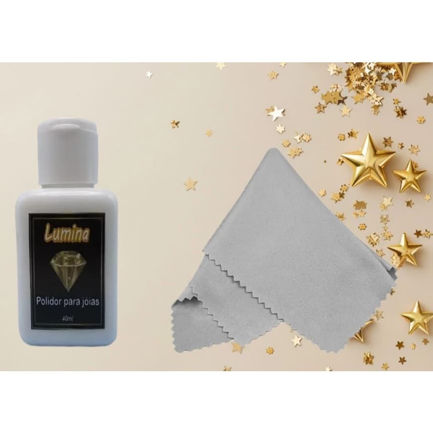 Polidor de Alianças e Joias - Ouro, Prata e Moeda Antiga 40ml + Flanela