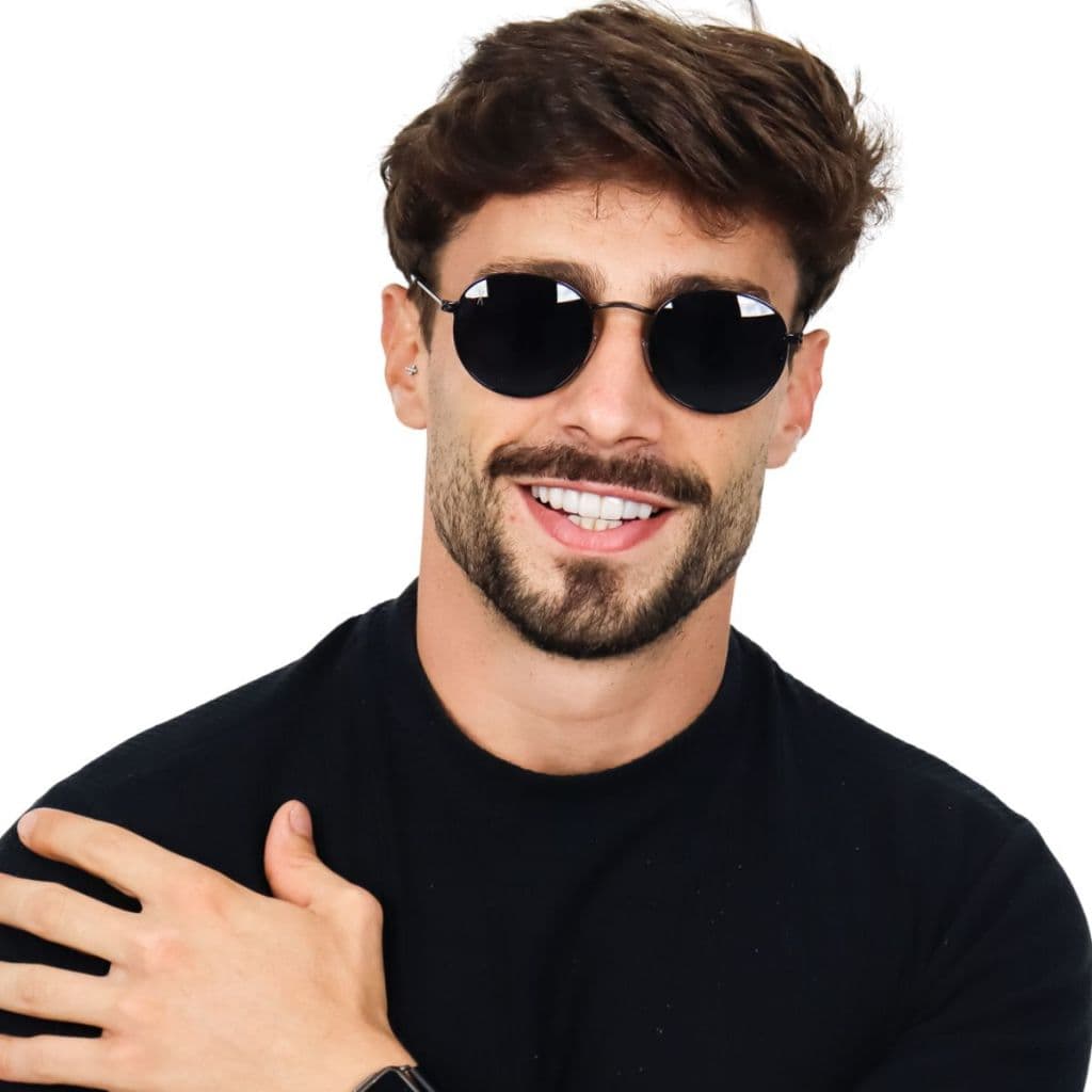 Óculos De Sol Unissex Lux Metal Anticorrosivo Casual Bonito