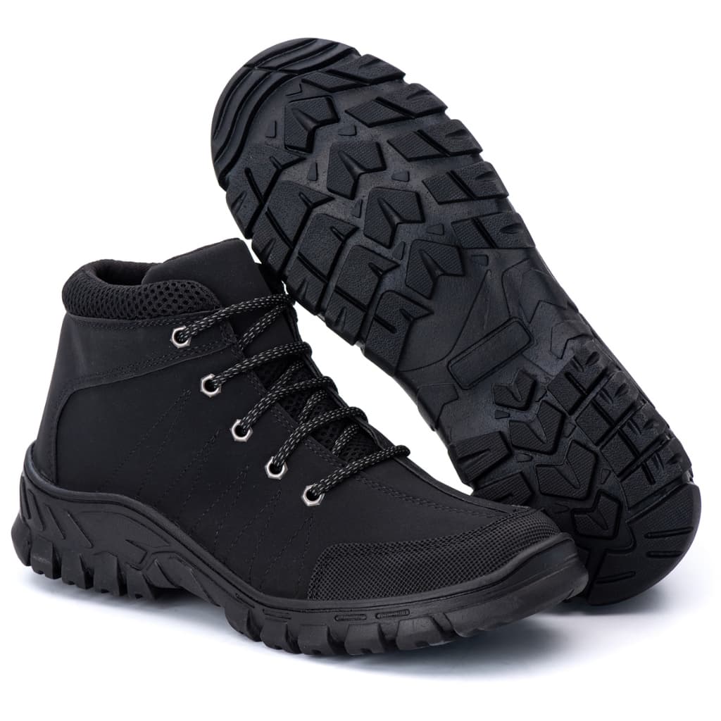 Bota Masculina Coturno trabalho Cater Adventure Solado Borracha
