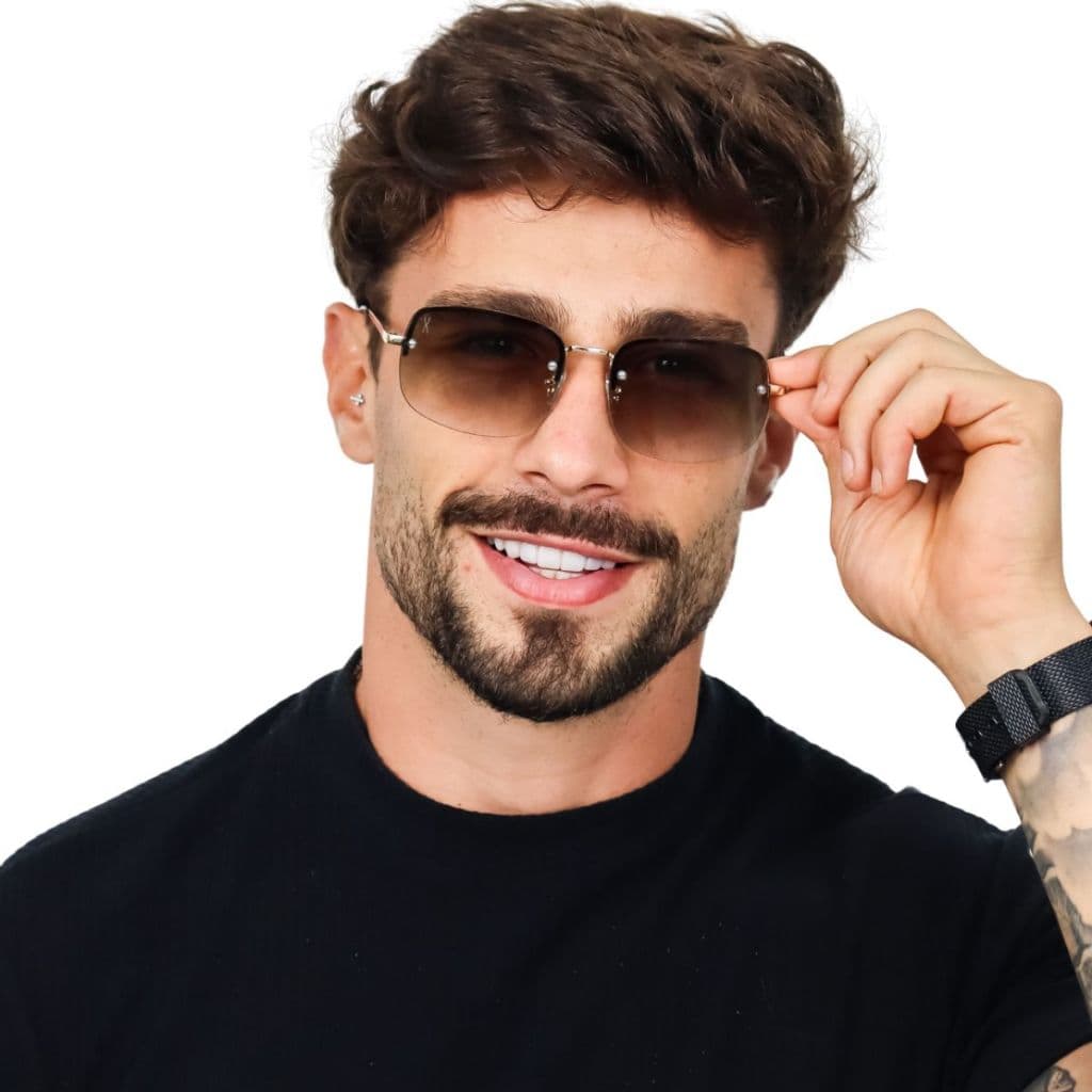 Óculos De Sol Têndencia Lançamento Luxuoso Retrô Lux Unissex