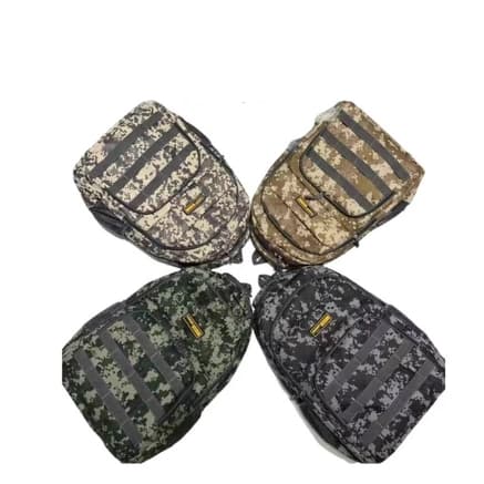 Mochila Escolar Reforçada Costa Unissex Respirável Camuflada