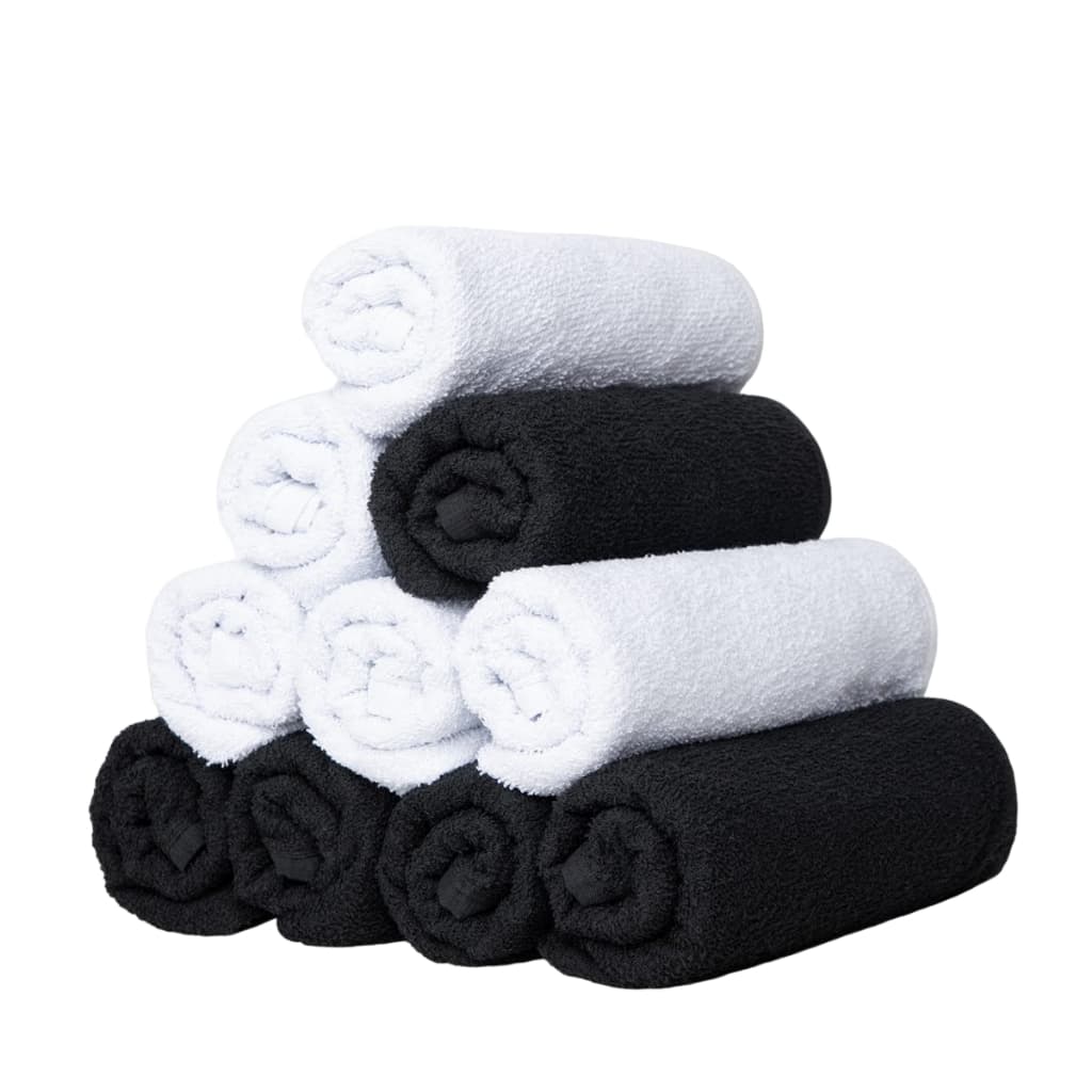 Kit 10 Toalhas de Salão de Beleza - Linha Jaspi - 100% Algodão